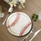 8 Count Baseball Paper Dessert Plates 7" Disposable Plates for Sports & Birthday Parties